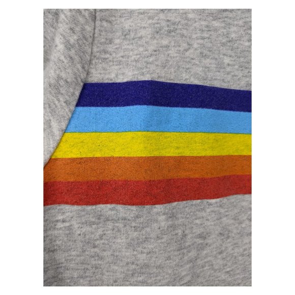 FULL TILT Rainbow Crop Tee Sz XS - Picture 4 of 7